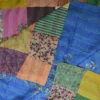 Hand Stitched Kantha Silk Vintage throw - Image 2