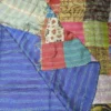 Hand Stitched Kantha Silk Vintage throw - Image 8