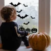 Halloween Window Decals - Spooky Delights with Festive Pumpkins and Bats Display Stickers - Image 7