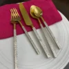 Designer Golden Stainless Steel Flatware Set of 20 PC - Image 7