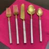 Designer Golden Stainless Steel Flatware Set of 20 PC - Image 10