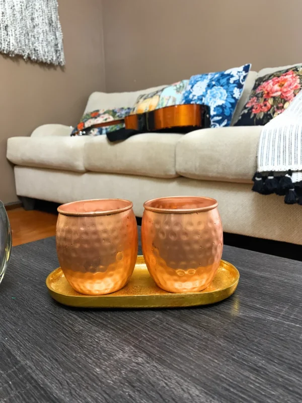 Handcrafted Moscow Mule Mugs, Set of 4