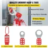 VEVOR 42 PCS Lockout Tagout Kits, Electrical Safety Loto Kit Includes Padlocks, 5 Kinds of Lockouts, Hasps, Tags & Ties, Box, Lockout Safety Tools for Electrical Risk Removal in Industrial, Machinery - Image 5