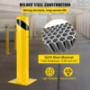 VEVOR Safety Bollard, 24"x5.5" Safety Barrier Bollard, 5-1/2" OD 24" Height Yellow Powder Coat Pipe Steel Safety Barrier with 4 Free Anchor Bolts for Traffic-Sensitive Area - Image 2