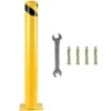 VEVOR Safety Bollard, 36 Inch Height Bollard Post, 5.5 Inch Diameter Steel Pipe Safety Bollard Post, Yellow Steel Bollard, Steel Safety Bollard with 8 Anchor Bolts, Perfect for Traffic-Sensitive Area - Image 8