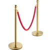 VEVOR 4PCS Gold Stanchion Posts Queue, 38 Inch Red Velvet Rope, Crowd Control Barriers Queue Line Rope, Barriers for Party Supplies - Image 8