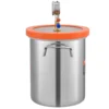 VEVOR 3 Gallon Vacuum Chamber, Upgraded Tempered Glass Lid Vacuum Degassing Chamber, 304 Stainless Steel Chamber, for Stabilizing Wood, Resin Degassing, Silicone Degassing and Plaster Degassing - Image 9