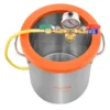 VEVOR 3 Gallon Vacuum Chamber, Upgraded Tempered Glass Lid Vacuum Degassing Chamber, 304 Stainless Steel Chamber, for Stabilizing Wood, Resin Degassing, Silicone Degassing and Plaster Degassing - Image 10