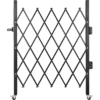 VEVOR Single Folding Security Gate, 48" H x 37" W Folding Door Gate, Steel Accordion Security Gate, Flexible Expanding Security Gate, 360 Rolling Barricade Gate, Scissor Gate or Door with Padlock - Image 9