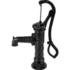 VEVOR Antique Hand Water Pump 14.6 x 5.9 x 25.6 inch Pitcher Pump w/Handle Cast Iron Well Pump w/ Pre-set 0.5" Holes for Easy Installation Old Fashion Pitcher Hand Pump for Yard Ponds Garden Black - Image 9