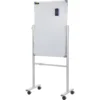 VEVOR Mobile Magnetic Whiteboard, 36 x 24 Inch, Double Sided, 360 Degree Reversible Rolling Dry Erase Board, Height Adjustable with Aluminum Frame and Lockable Swivel Wheels, for Office School Home - Image 9