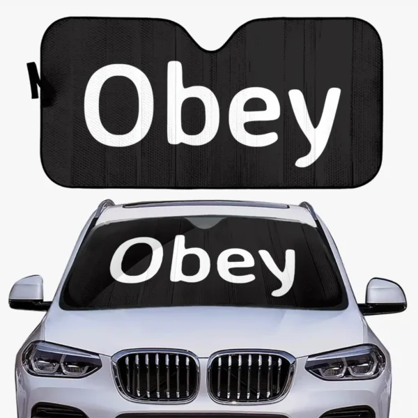 Windshield Sun Shade - Obey