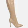 Indulgent High Heel Croc Calf Boots - Image 8