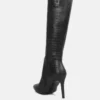 Indulgent High Heel Croc Calf Boots - Image 13