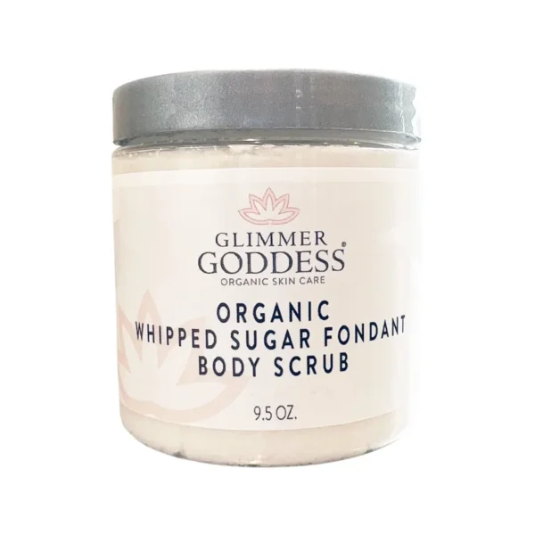 Organic Whipped Sugar Body Scrub Set! Includes Body Scrub 12 oz and Loofah!