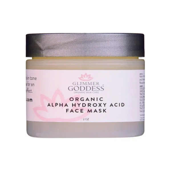 Renewing Organic Face Mask For Glowing Skin - Alpha Hydroxy Acid