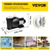 VEVOR 2.5HP Swimming Pool Pump Motor Hayward Lift 62ft In/Above Ground Pool Pump - Image 6