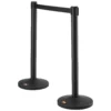 VEVOR Crowd Control Stanchion, 4-Pack Crowd Control Barrier, Carbon Steel Baking Painted Stanchion Queue Post with 2PCS 6.5FT Retractable Belt & Fillable Base, Belt Barrier Line Divider, Easy Assembly - Image 9