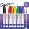 Sharpie Oil-Based Paint Markers - Medium Marker Point - Assorted Oil Based Ink - Metal Barrel - 8 / Pack - Image 2