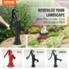 VEVOR Antique Hand Water Pump 14.6 x 5.9 x 25.6 inch Pitcher Pump w/Handle Cast Iron Well Pump w/ Pre-set 0.5" Holes for Easy Installation Old Fashion Pitcher Hand Pump for Yard Ponds Garden Black - Image 11