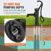 VEVOR Antique Hand Water Pump 14.6 x 5.9 x 25.6 inch Pitcher Pump w/Handle Cast Iron Well Pump w/ Pre-set 0.5" Holes for Easy Installation Old Fashion Pitcher Hand Pump for Yard Ponds Garden Black - Image 12