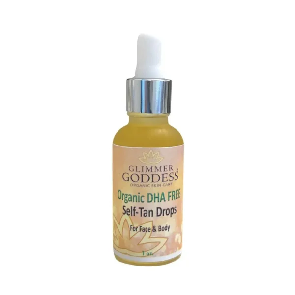 Organic DHA FREE Self Tan Drops for Face & Body 1 oz.