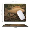 Square Rubber Mouse Mat Pad with Fish Print - Image 3