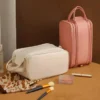 Three Layer Double Zipper Cosmetic Bag - Image 6