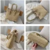 Rattan Knitted Woven Tote Bag - Image 5