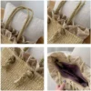 Rattan Knitted Woven Tote Bag - Image 6