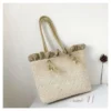 Rattan Knitted Woven Tote Bag - Image 7