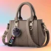 Embroidery Leather Handbag - Image 9