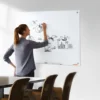 VEVOR Magnetic Glass Whiteboard, Dry Erase Board 48"x32", Wall-Mounted Large White Glassboard Frameless, with Marker Tray, an Eraser and 2 Markers, White - Image 7