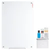 VEVOR Magnetic Glass Whiteboard, Dry Erase Board 48"x32", Wall-Mounted Large White Glassboard Frameless, with Marker Tray, an Eraser and 2 Markers, White - Image 8