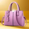 Stylish Leather Handbag Diagonal - Image 8