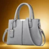 Stylish Leather Handbag Diagonal - Image 11