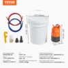 VEVOR Tankless Water Heater Flushing Kit, Includes Efficient Pump & 5 Gallon Pail & 2 Hoses & Descaling Powder, Wrench and Adapter for Quick Install Easy to Start, Water Heater Flush Kit - Image 6