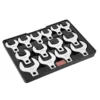 VEVOR Crowfoot Wrench Set, 1/2" Drive 14-Piece SAE (1-1/16" - 2") Crows Foot Wrench Set with Storage Tray, 40CR Material with Laser Etched Sizing, for Mechanical Maintenance or Repairs - Image 10