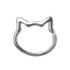 316L Stainless Steel Cat Seamless Ring / Cartilage Earring - Image 2