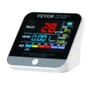 VEVOR Mini Air Quality Monitor 8-IN-1, Professional PM2.5 PM10 PM1.0 Particle Counter, Formaldehyde, Temperature, Humidity, TVOC AQI Tester for Indoor/Outdoor, Air Quality Meter w/Alarm Thresholds - Image 10