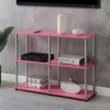 Designs2Go No Tools Console Table with Shelves - Image 3