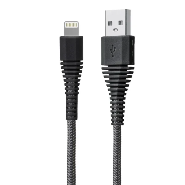 Built tough 6ft MFI lightning cable bk