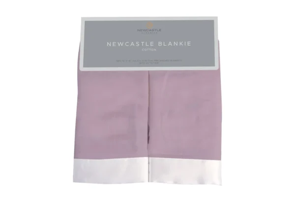 Orchid Lavender Cotton Muslin Security Baby Blankie