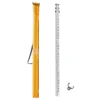 VEVOR Aluminum Grade Rod, 9-Feet/10ths 3 Sections Telescopic Measuring Rod,Double-Sided Scale 1/10ft Leveling Rod Stick,Aluminum Alloy Survey Rod with Bubble Level&Carrying Bag for Houses,Walls,Floors - Image 8