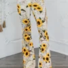 Sunflower Love Letter Buttery Soft Bell Bottom Pants - Image 9