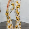 Sunflower Love Letter Buttery Soft Bell Bottom Pants - Image 5