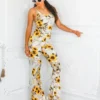 Sunflower Love Letter Buttery Soft Bell Bottom Pants - Image 7