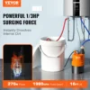 VEVOR Tankless Water Heater Flushing Kit, Includes Efficient Pump & 5 Gallon Pail & 2 Hoses & Descaling Powder, Wrench and Adapter for Quick Install Easy to Start, Water Heater Flush Kit - Image 11