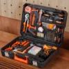 VEVOR Tool Kit, 146 Piece General Household Hand Tool Set, with Electric Drill and Portable Tool Storage Case, High-Quality Steel, for Home Maintenance, DIY Projects, and Automotive Repair - Image 17