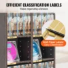 VEVOR Media Storage Cabinet 8 Layers Adjustable DVD Shelves 464 CDs Espresso - Image 4